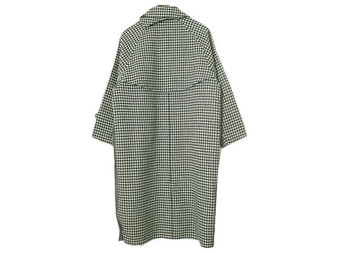 Autre Marque H BEAUTY&YOUTH ABRIGO RAGLAN DE CUADROS Abrigo de lana y nailon Negro - vista 2