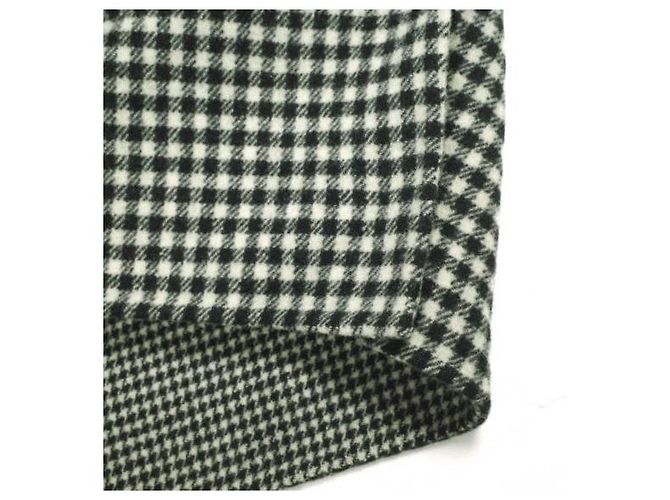Autre Marque H BEAUTY&YOUTH ABRIGO RAGLAN DE CUADROS Abrigo de lana y nailon Negro - vista 5