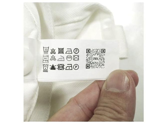 Autre Marque ZARA BERMUDA RELAXED FIT Calções de algodão Branco - vista 10