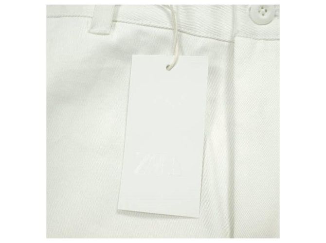 Autre Marque ZARA BERMUDA RELAXED FIT Calções de algodão Branco - vista 4