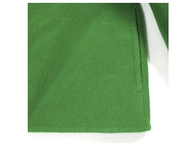 Autre Marque H BEAUTY&YOUTH Abrigo cropped de pile melton Verde - vista 6