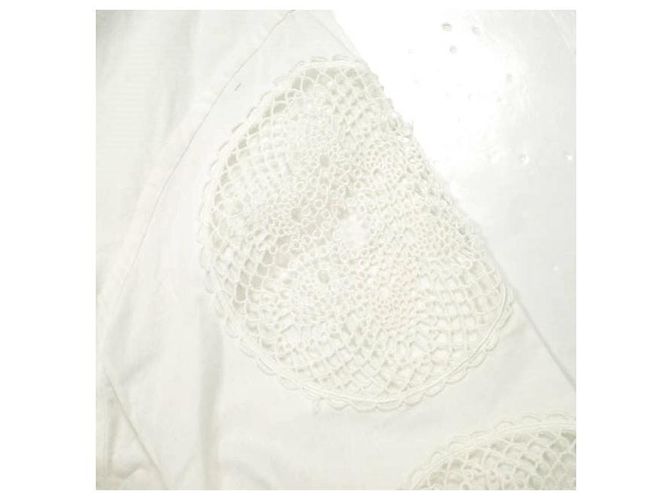 Acne Studios FN-MN-SHIR000446 Camisa de algodão Branco - vista 5