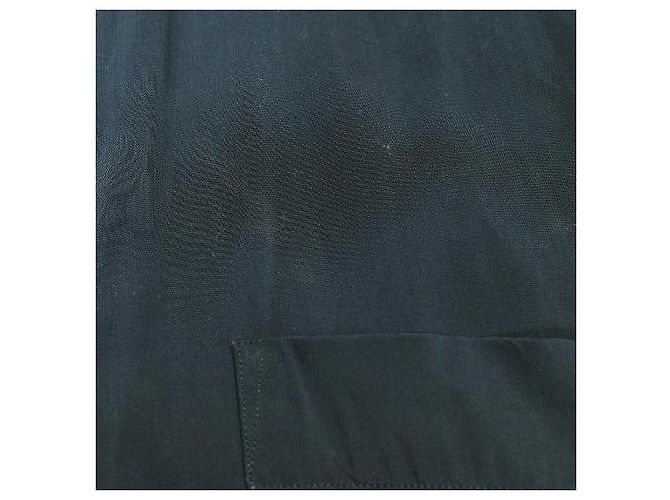 Acne Studios SILVIO TECH SHIRT Camisa de viscose Azul Azul marinho - vista 6