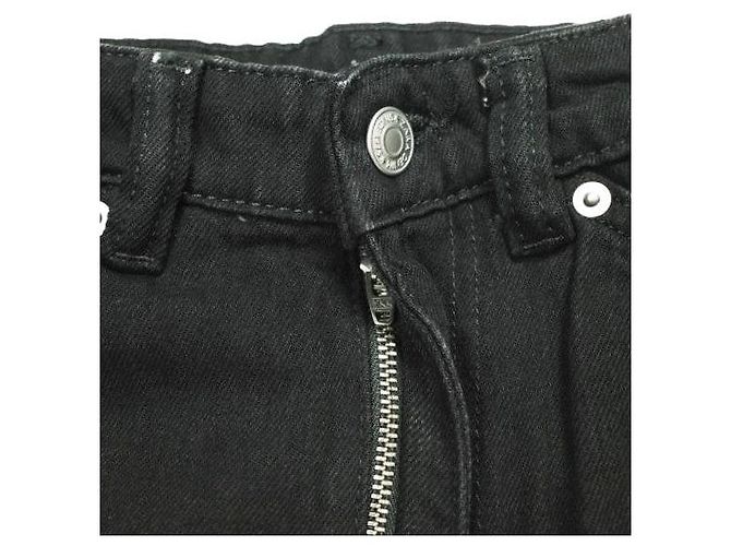 Autre Marque ZARA DENIM CARGO SHORT Calções de algodão Preto - vista 5