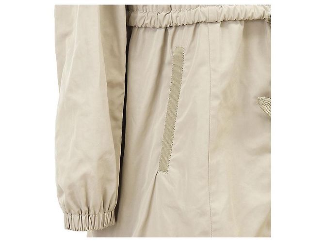Moncler TOPAZE GIUBOTTO Abrigo de nailon técnico Beige - vista 12