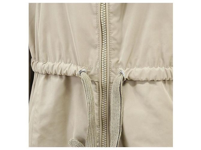 Moncler TOPAZE GIUBOTTO Abrigo de nailon técnico Beige - vista 3