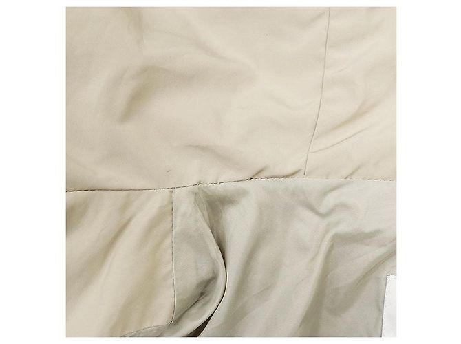Moncler TOPAZE GIUBOTTO Abrigo de nailon técnico Beige - vista 8