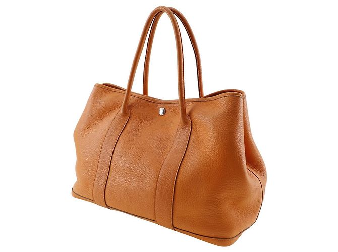 Borsa Tote Hermès Garden Party PM Fjord Arancione - vista 2