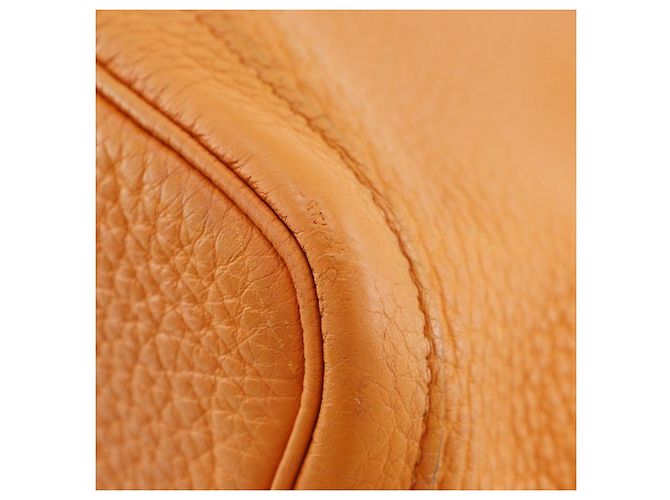 Borsa Tote Hermès Garden Party PM Fjord Arancione - vista 4