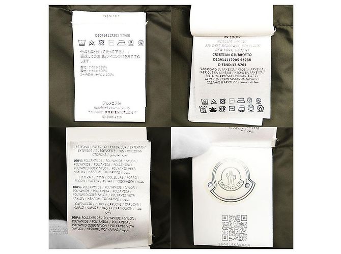 Chaqueta de nailon Moncler CRISTIAN GIUBOTTO Verde - vista 10