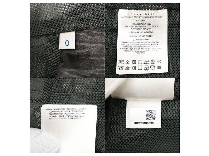 Moncler CEZANNE GIUBOTTO Chaqueta 100% Nylon Negro - vista 10