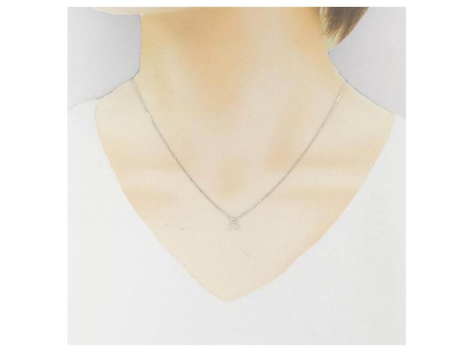 Autre Marque Collana in platino PT850 e diamanti Argento - vista 6