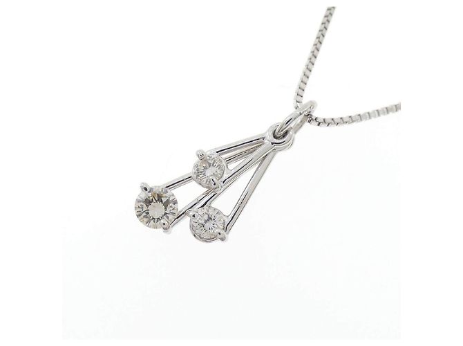 Autre Marque Collar de diamantes PT850 Plata - vista 3