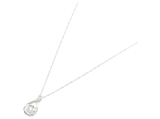 Autre Marque Collana in platino e diamanti Argento - vista 2