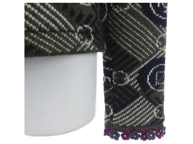 Chanel LOOK25 Collarless Jacket Green - view 7