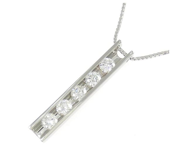 Autre Marque Collana di diamanti PT900 PT850 Argento - vista 3