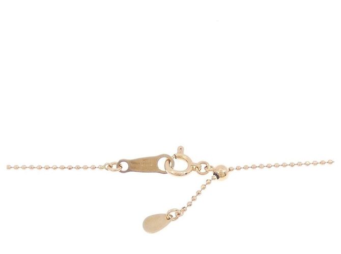 Autre Marque Au750 Blumen-Diamant-Halskette Pink - Ansicht 5
