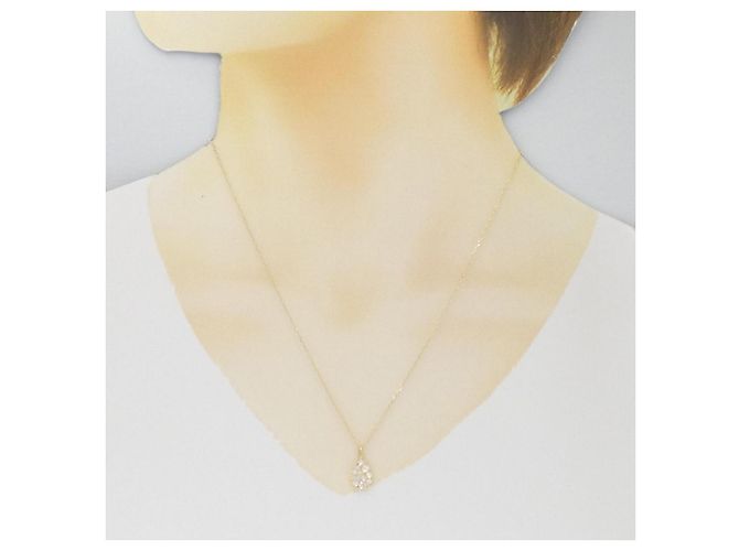 Autre Marque Collar de diamantes Au750 Dorado - vista 6