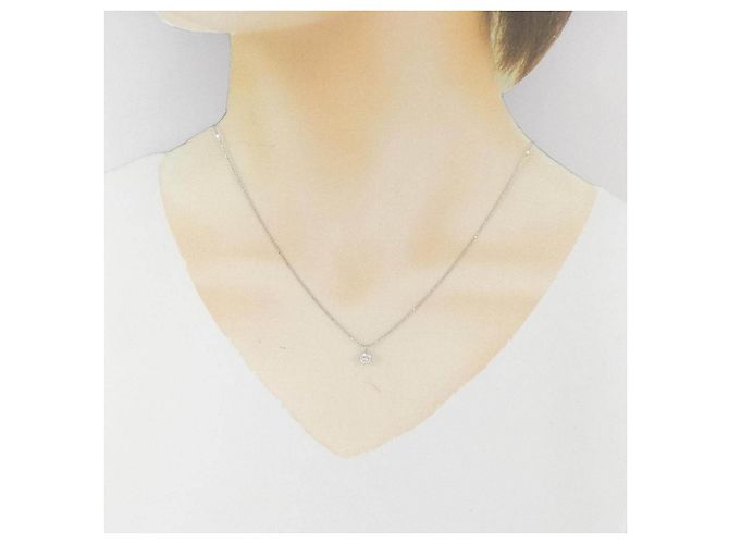 Autre Marque Diamantenhalskette PT1000 PT850 Silber - Ansicht 6