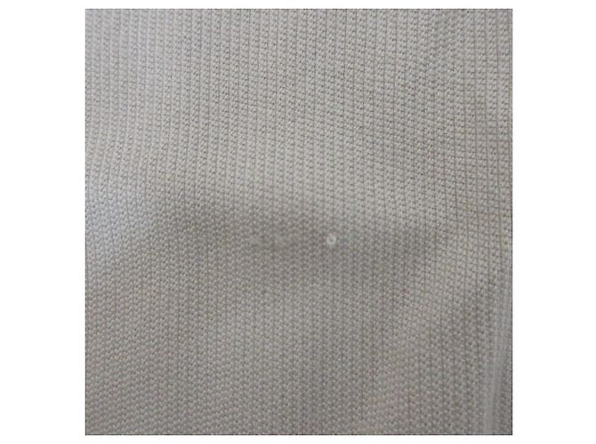 Autre Marque ASAUCE MELER Stola Sciarpa Grande con Frange Beige - vista 11