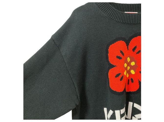 Kenzo BOKE FLOWER Strickpullover Schwarz - Ansicht 4