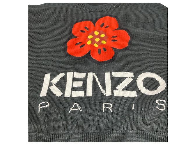 Kenzo BOKE FLOWER Strickpullover Schwarz - Ansicht 5
