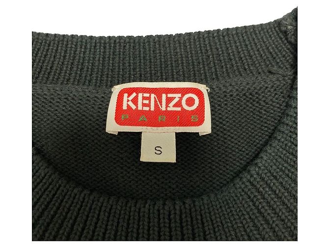 Kenzo BOKE FLOWER Strickpullover Schwarz - Ansicht 6