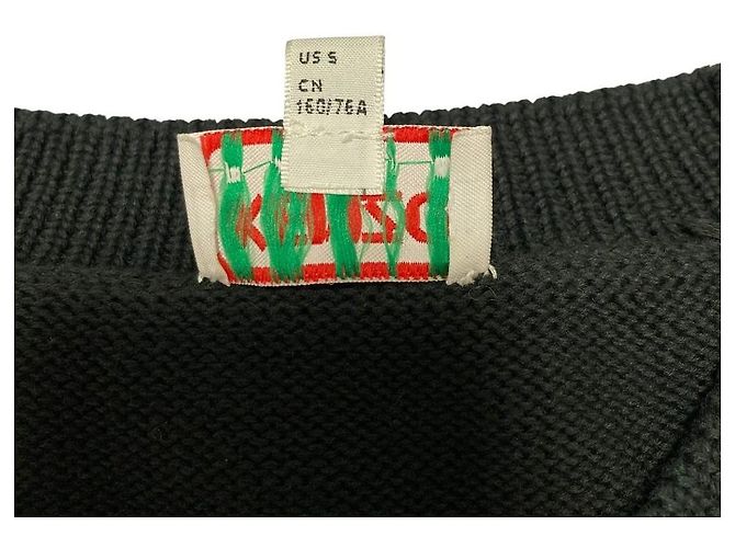 Kenzo BOKE FLOWER Strickpullover Schwarz - Ansicht 7