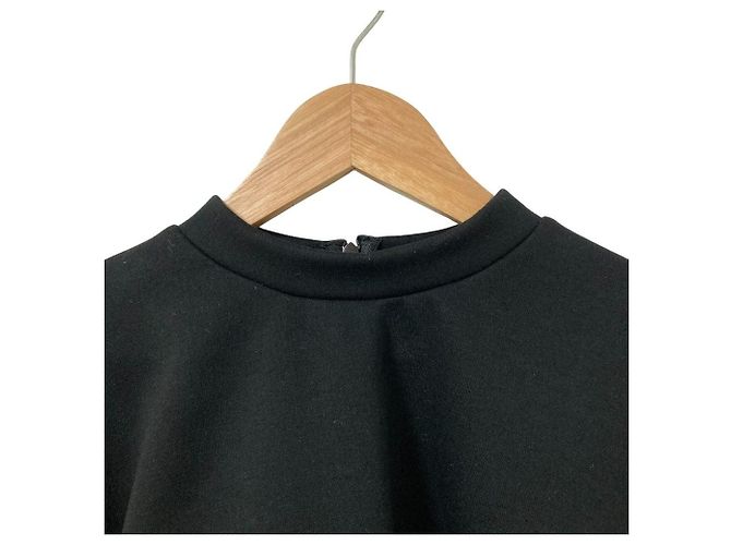 Autre Marque KEITA MARUYAMA ENFOLD Pullover mit Rüschenärmeln Schwarz - Ansicht 3