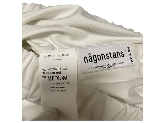 Autre Marque Falda Minimal POLYCHINO nagonstans Blanco - vista 5