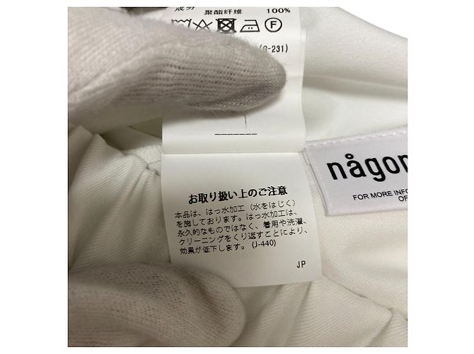 Autre Marque Falda Minimal POLYCHINO nagonstans Blanco - vista 7