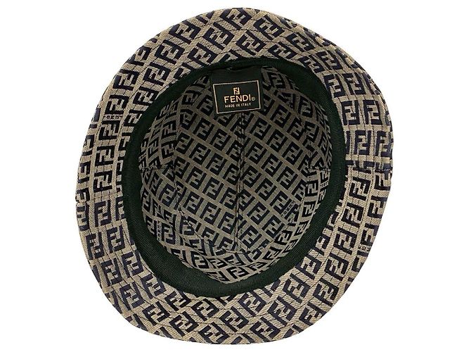 Fendi Cotton Polyester Bucket Hat Blue - view 6