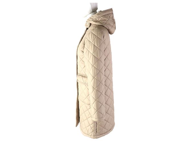 Cappotto in poliestere Mackintosh Grande Logo Button Beige - vista 2