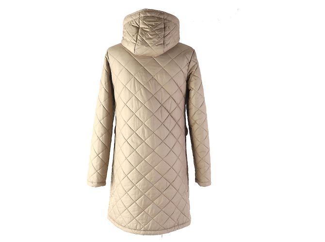 Cappotto in poliestere Mackintosh Grande Logo Button Beige - vista 3
