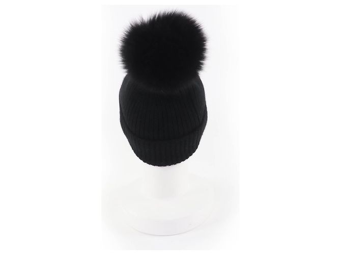 Louis Vuitton LV Cold Spark Beanie aus Kaschmir Schwarz - Ansicht 5