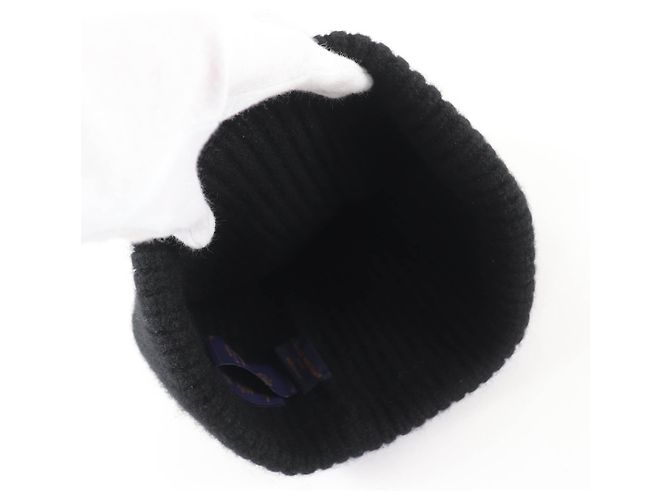 Louis Vuitton LV Cold Spark Beanie aus Kaschmir Schwarz - Ansicht 7