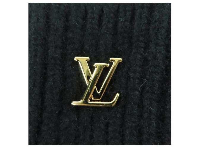 Louis Vuitton LV Cold Spark Beanie aus Kaschmir Schwarz - Ansicht 8