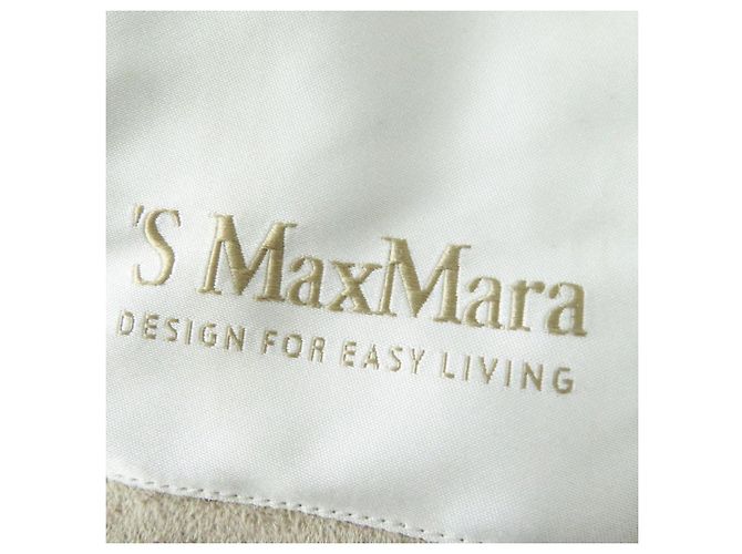 Abrigo de piel de oveja Max Mara S MaxMara Beige - vista 6