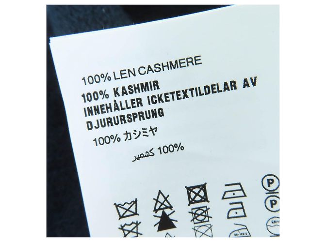 Miu Miu Cardigã de malha 100% Cashmere com patch de logo MIUMIU Azul Azul marinho - vista 10