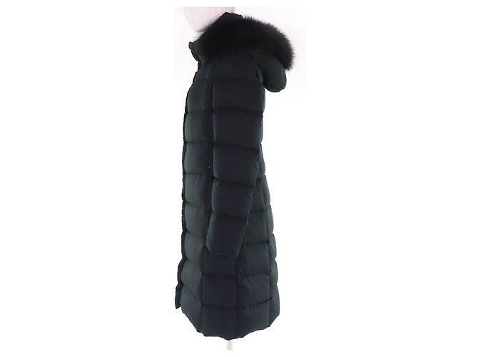 Autre Marque Herno PI1335D Polyester Mantel mit Gänsedunen Schwarz - Ansicht 2