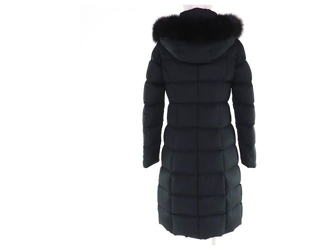 Autre Marque Herno PI1335D Polyester Mantel mit Gänsedunen Schwarz - Ansicht 3