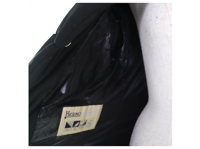 Autre Marque Herno PI1335D Polyester Mantel mit Gänsedunen Schwarz - Ansicht 5