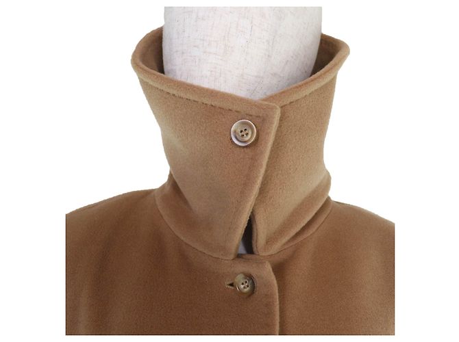 Casaco Max Mara Figurine em lã virgem e cashmere Bege Camelo - vista 4