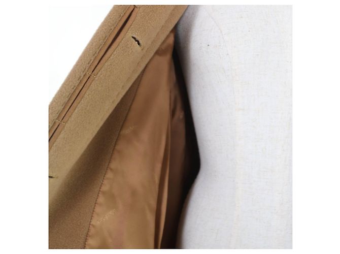 Casaco Max Mara Figurine em lã virgem e cashmere Bege Camelo - vista 5