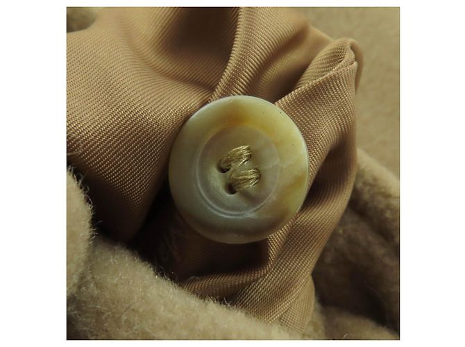 Casaco Max Mara Figurine em lã virgem e cashmere Bege Camelo - vista 9