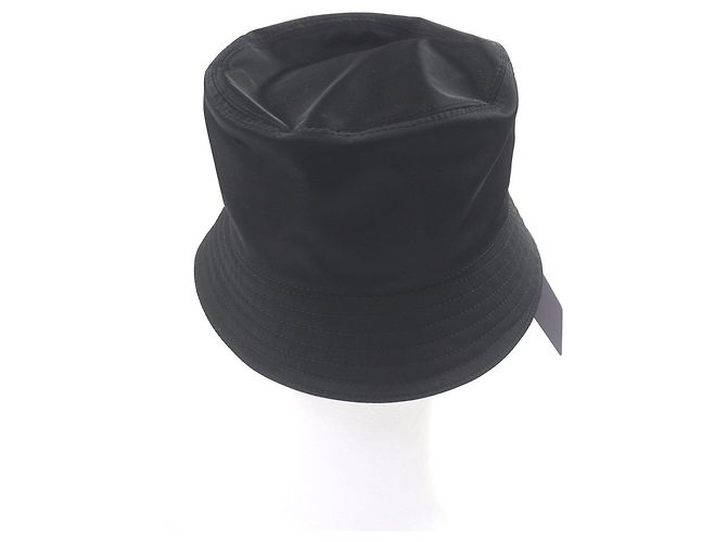 Bob Prada Re-Nylon avec logo triangle Noir - vue 4