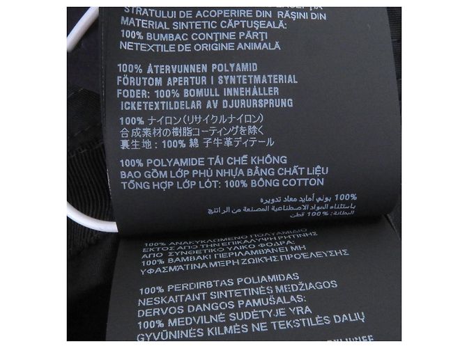 Bob Prada Re-Nylon avec logo triangle Noir - vue 9