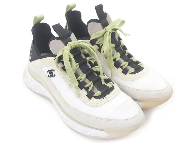 CHANEL COCO Mark Sneaker aus Wildleder Beige - Ansicht 3