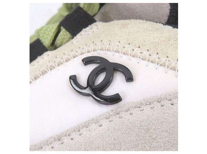 CHANEL COCO Mark Sneaker aus Wildleder Beige - Ansicht 7