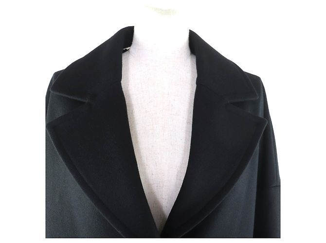 Abrigo de lana Mackintosh HUMBIE CHESTER COCOON Negro - vista 4